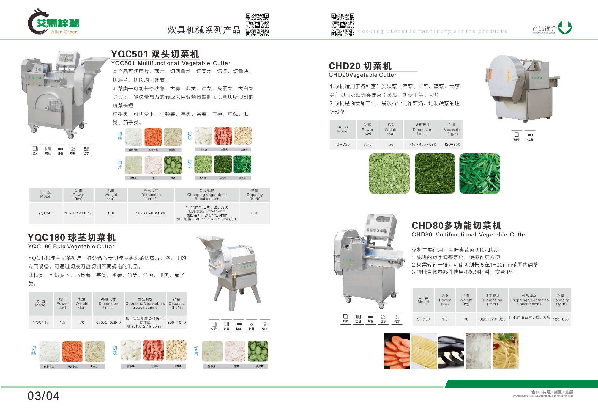 Vegetable Cutting Series