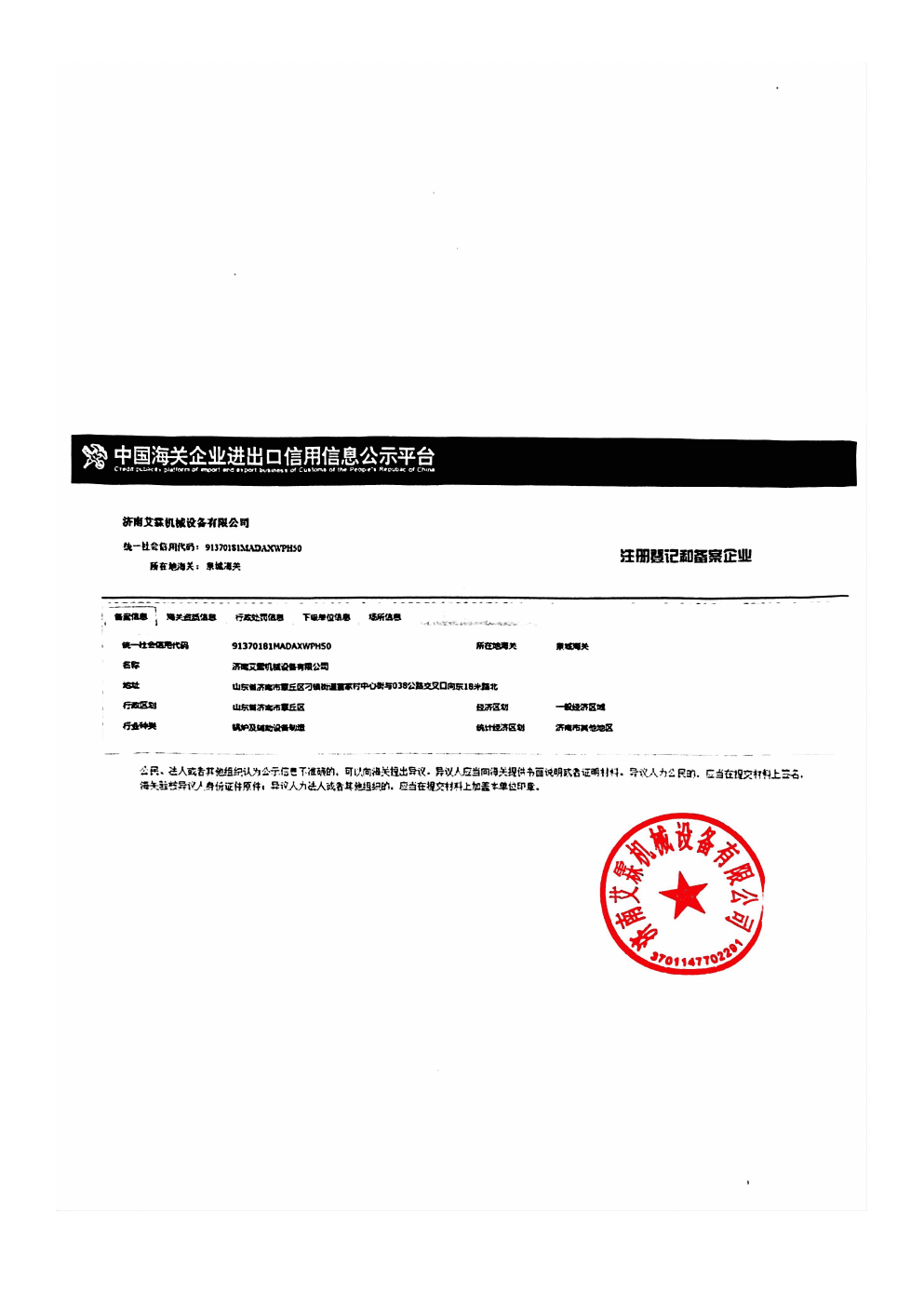 Credit Enterprise Certificate